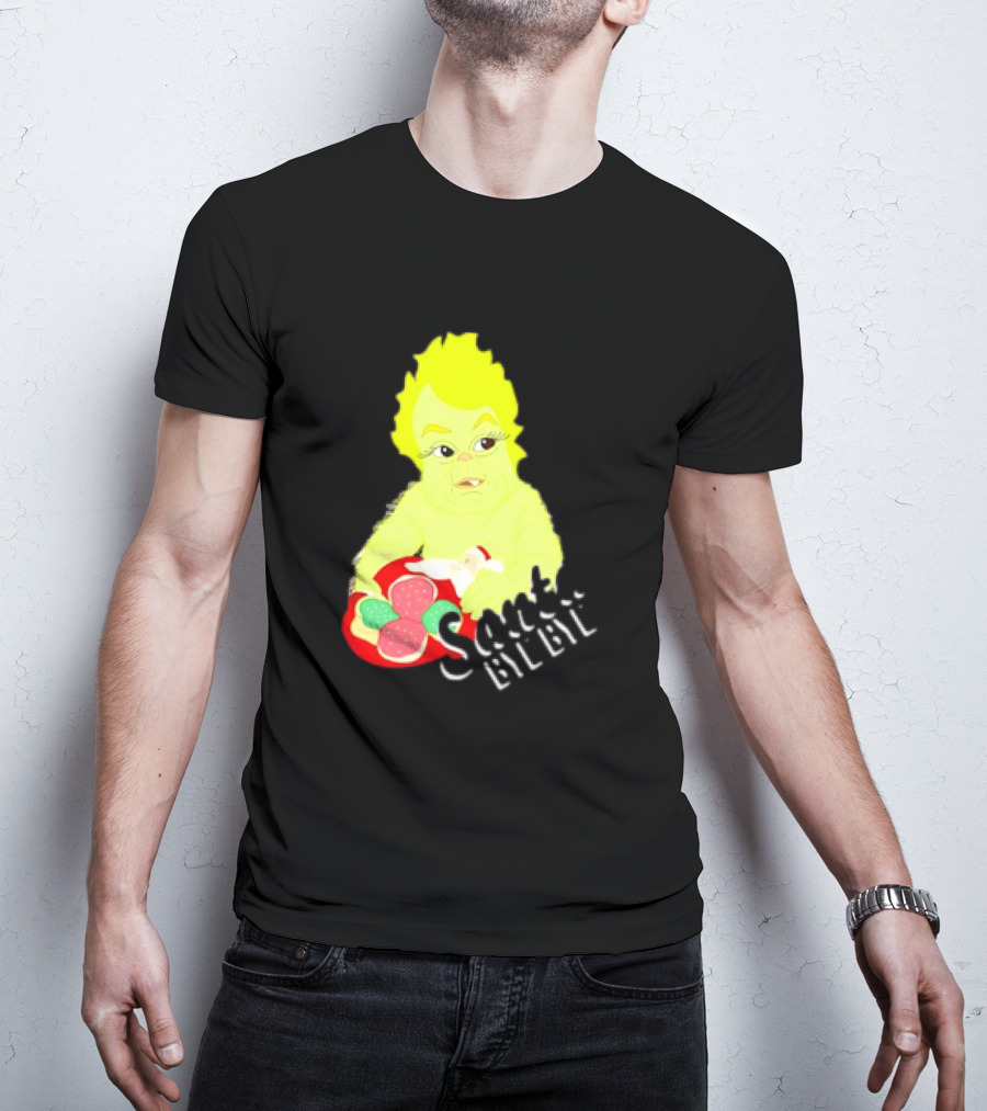 Retro Baby Grinch Santa Bye Bye T-Shirt