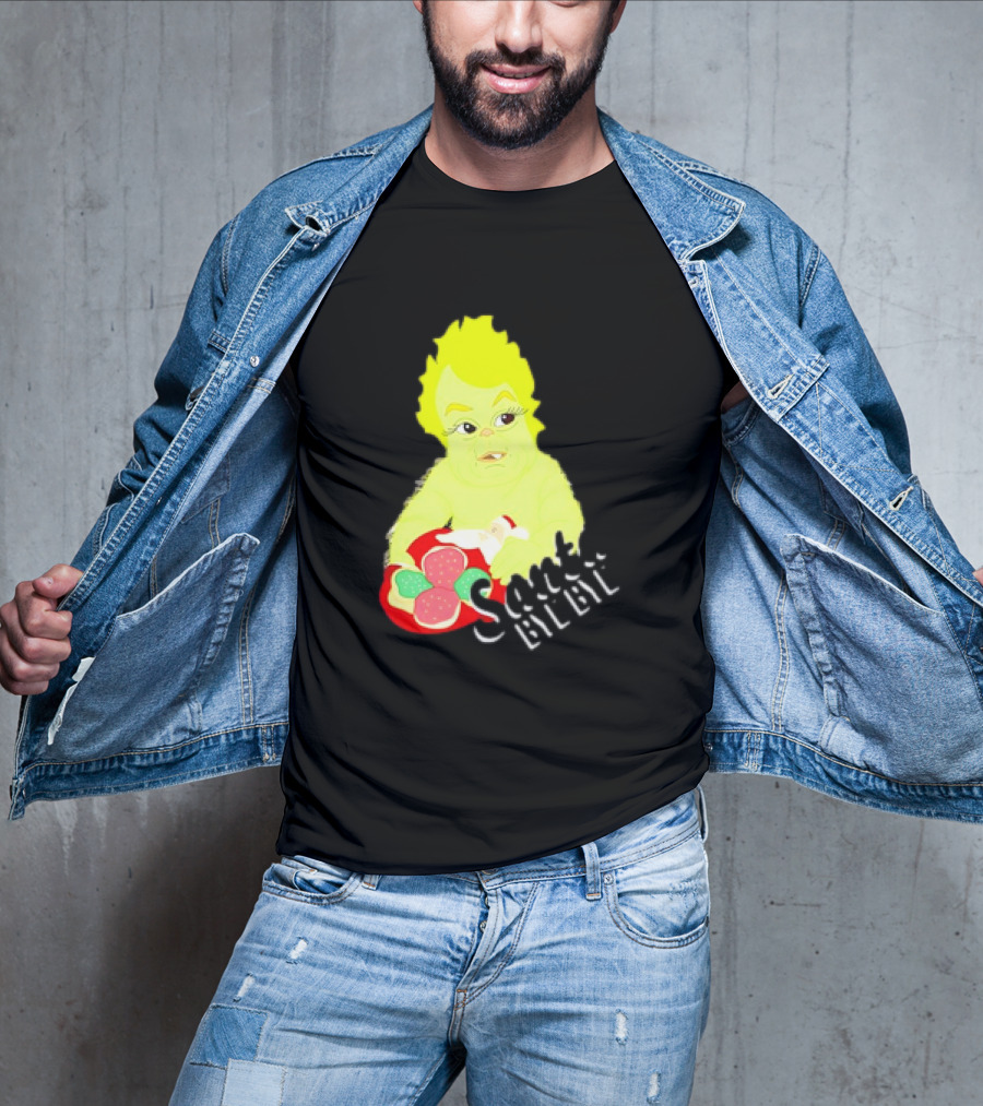 Retro Baby Grinch Santa Bye Bye T-Shirt