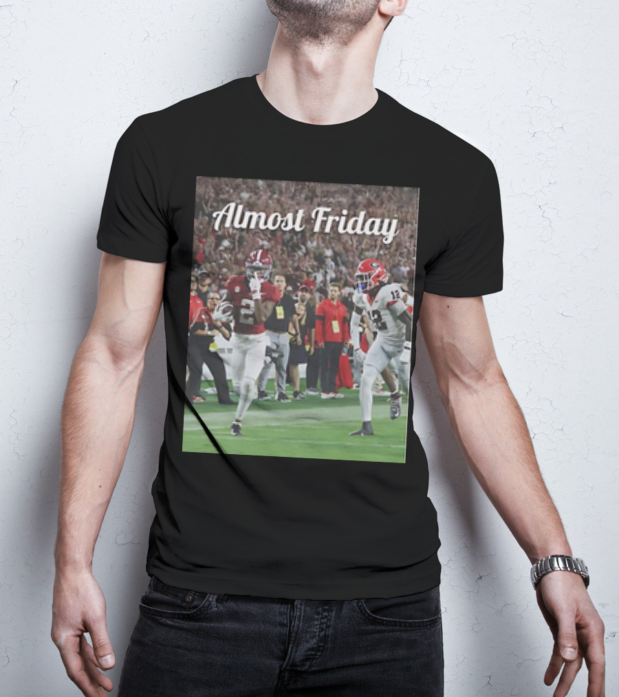 Almost Friday Ryan Williams Alabama Football Action T-Shirt