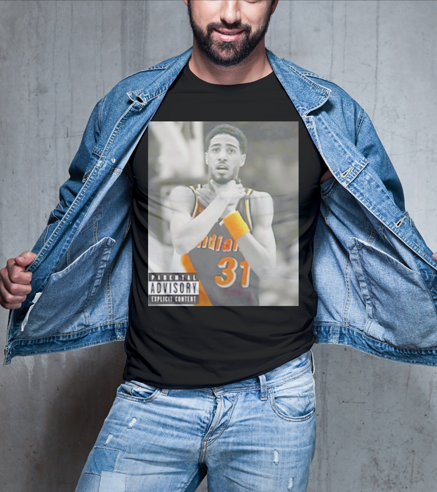 Tyrese Haliburton X Reggie Miller Indiana Pacers Knicks Killers Parental Advisory 31 T-Shirt