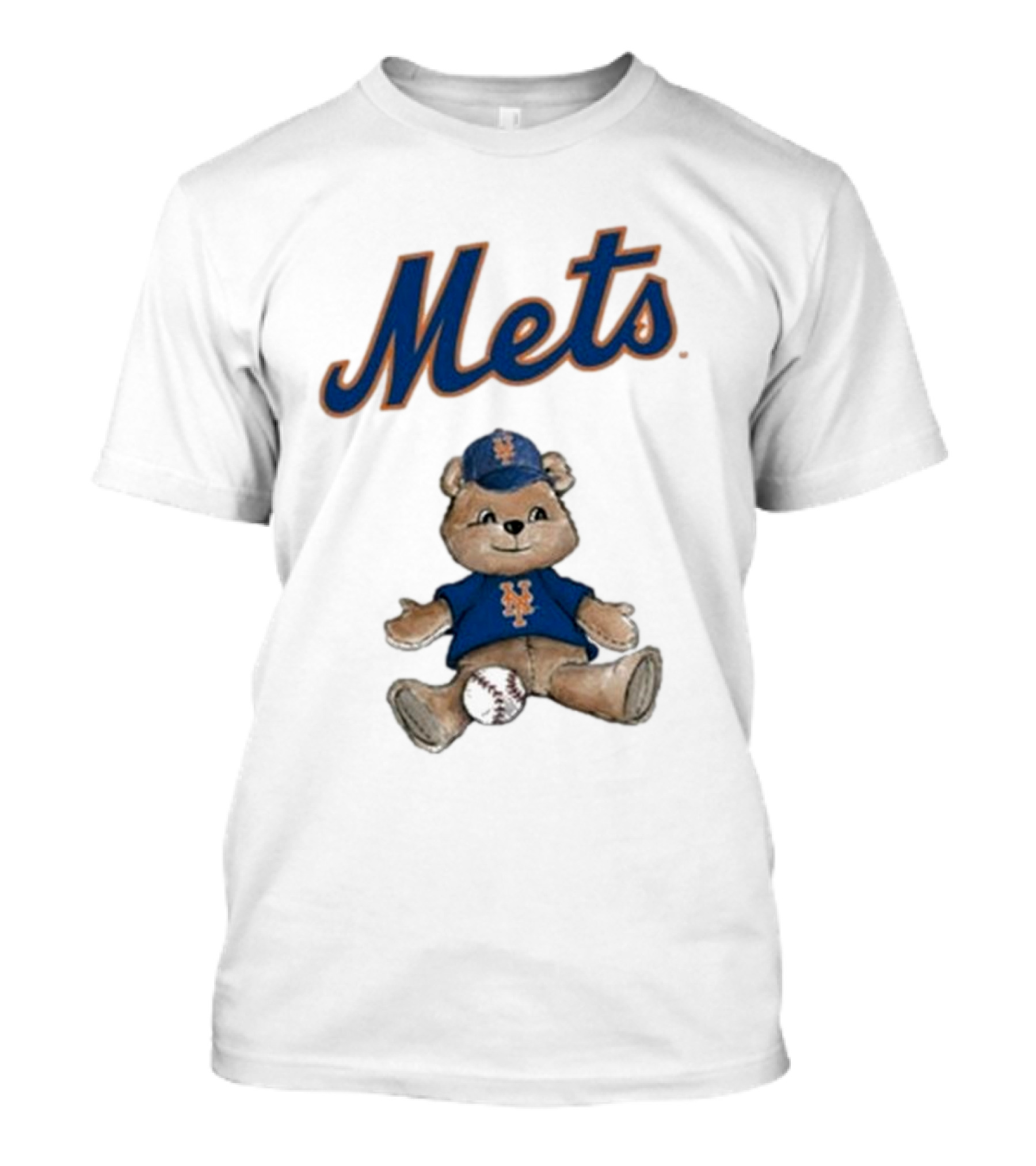 New York Mets Teddy Bear With Baseball T-Shirt