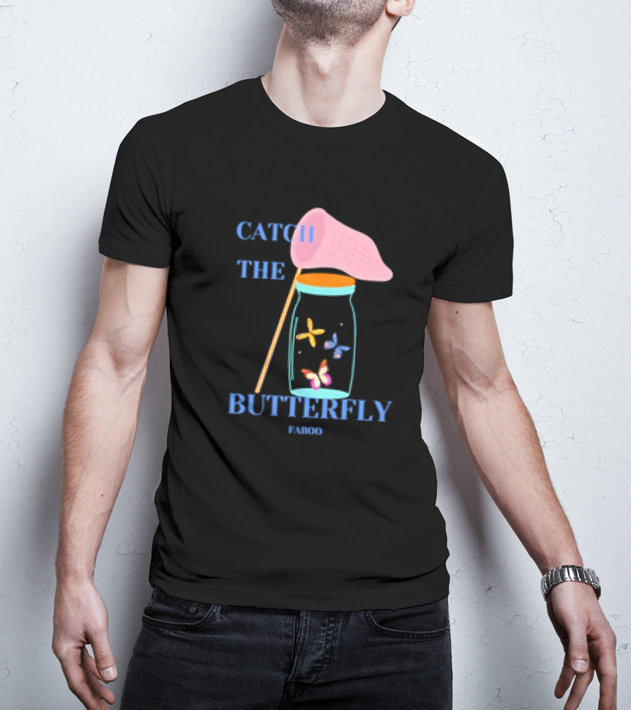 Catch The Butterfly Faboo Jar And Net T-Shirt