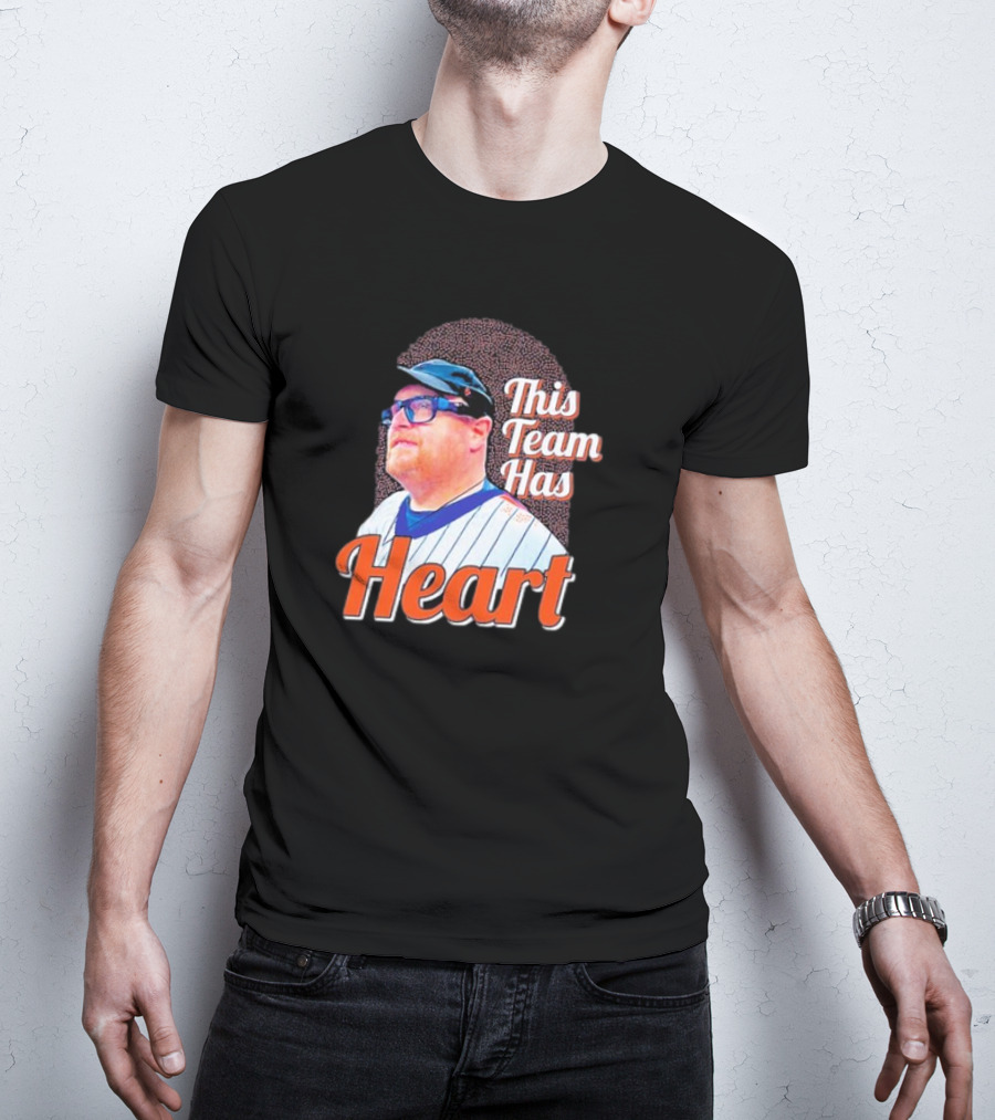 Frank Fleming This Team Has Heart New York Mets T-Shirt
