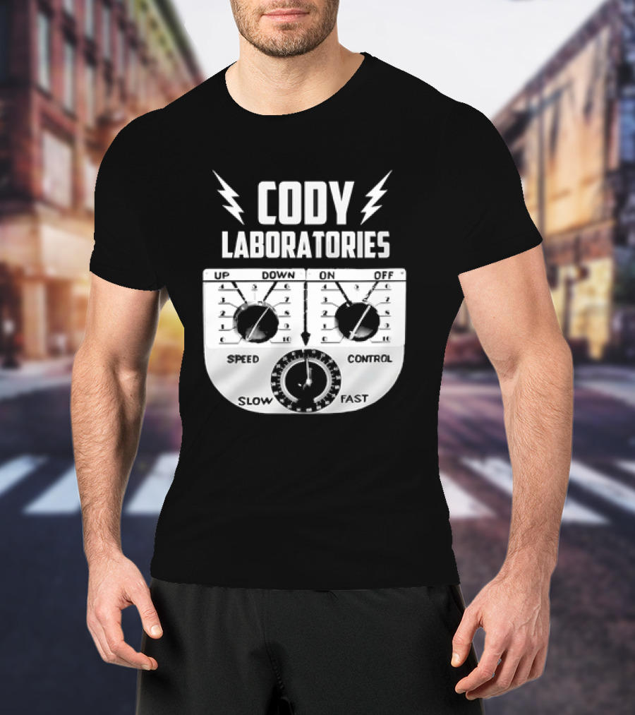 Cody Laboratories Speed Control Up Down On Off Slow Fast T-Shirt