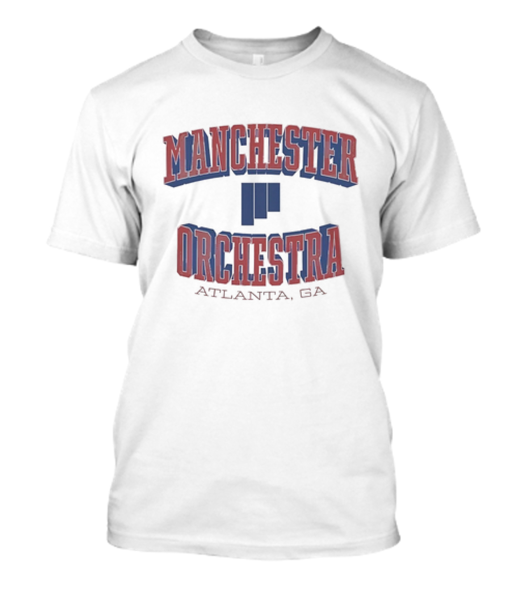 Manchester Orchestra Atlanta GA Blue T-Shirt