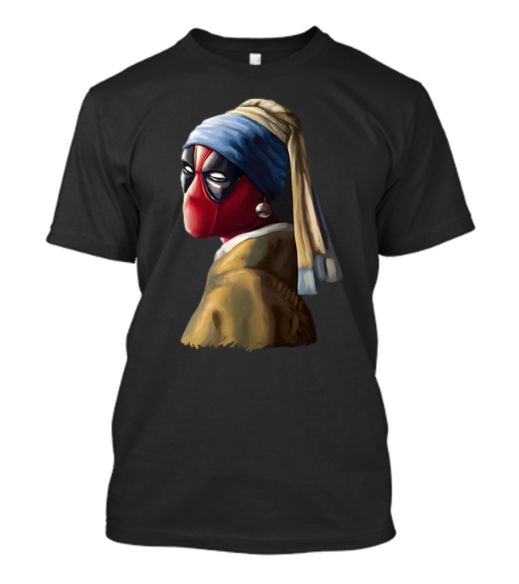 Deadpool With A Pearl Earring T-Shirt
