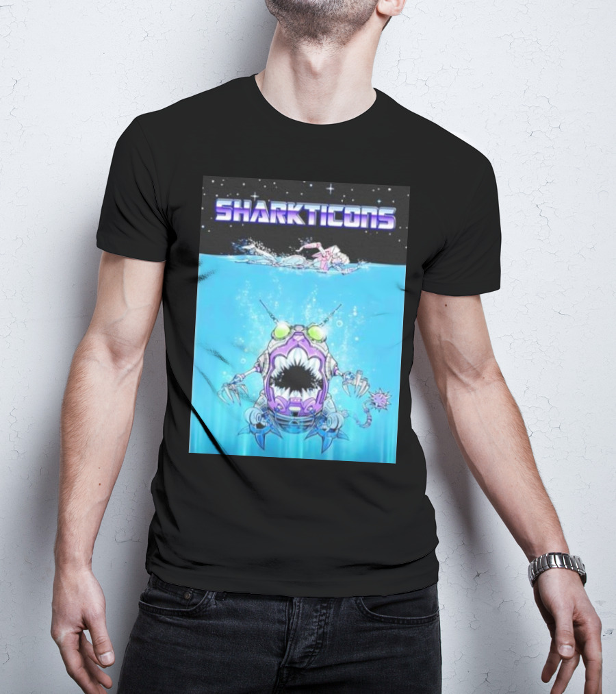 Sharkticons Underwater Robot Monsters T-Shirt