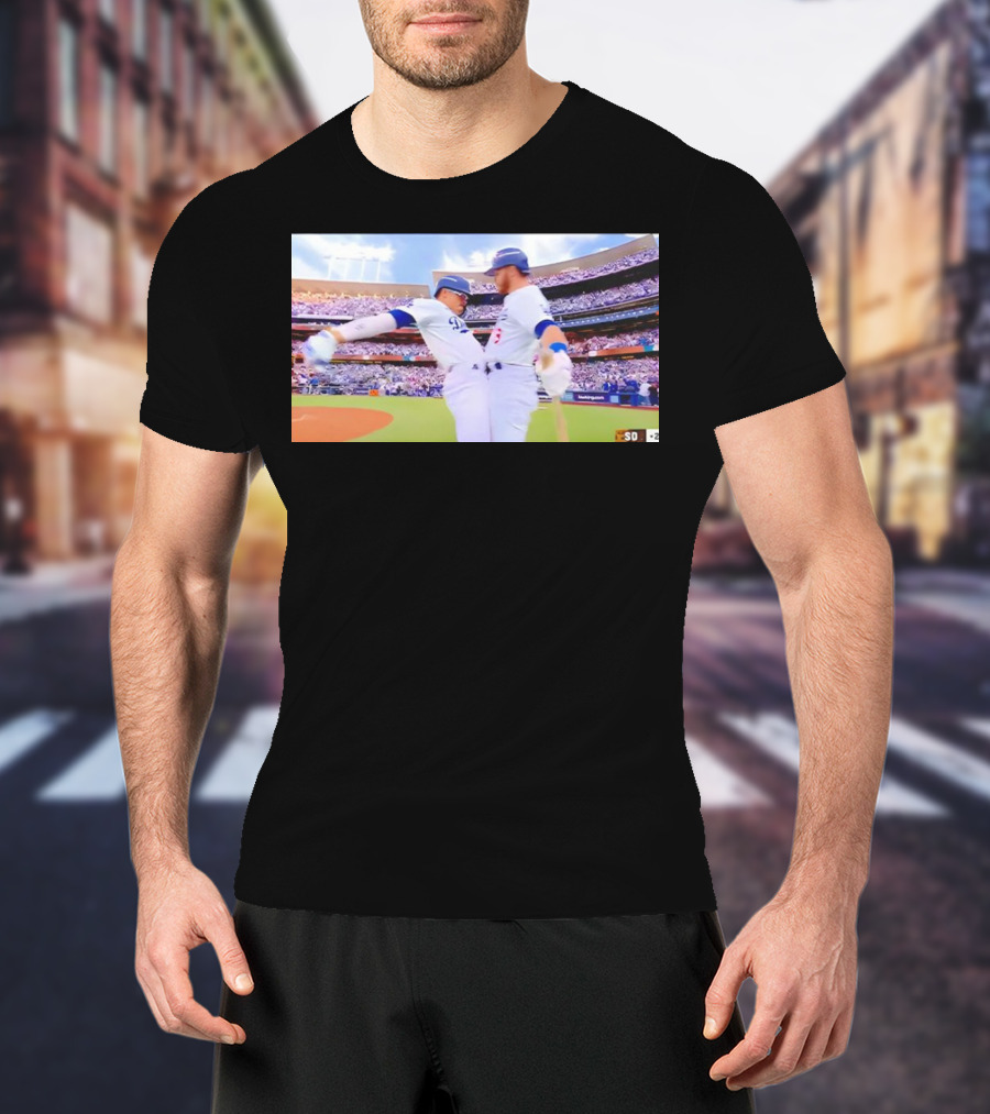 Kike Hernandez Gavin Lux Dodgers T-Shirt
