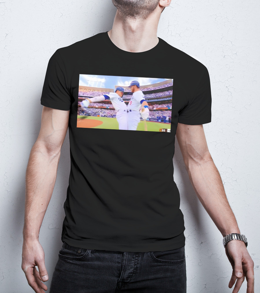 Kike Hernandez Gavin Lux Dodgers T-Shirt