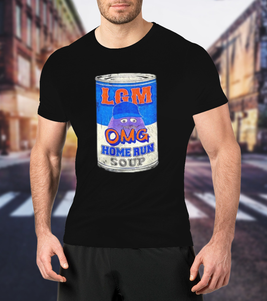 LGM OMG Home Run Soup New York Retro T-Shirt