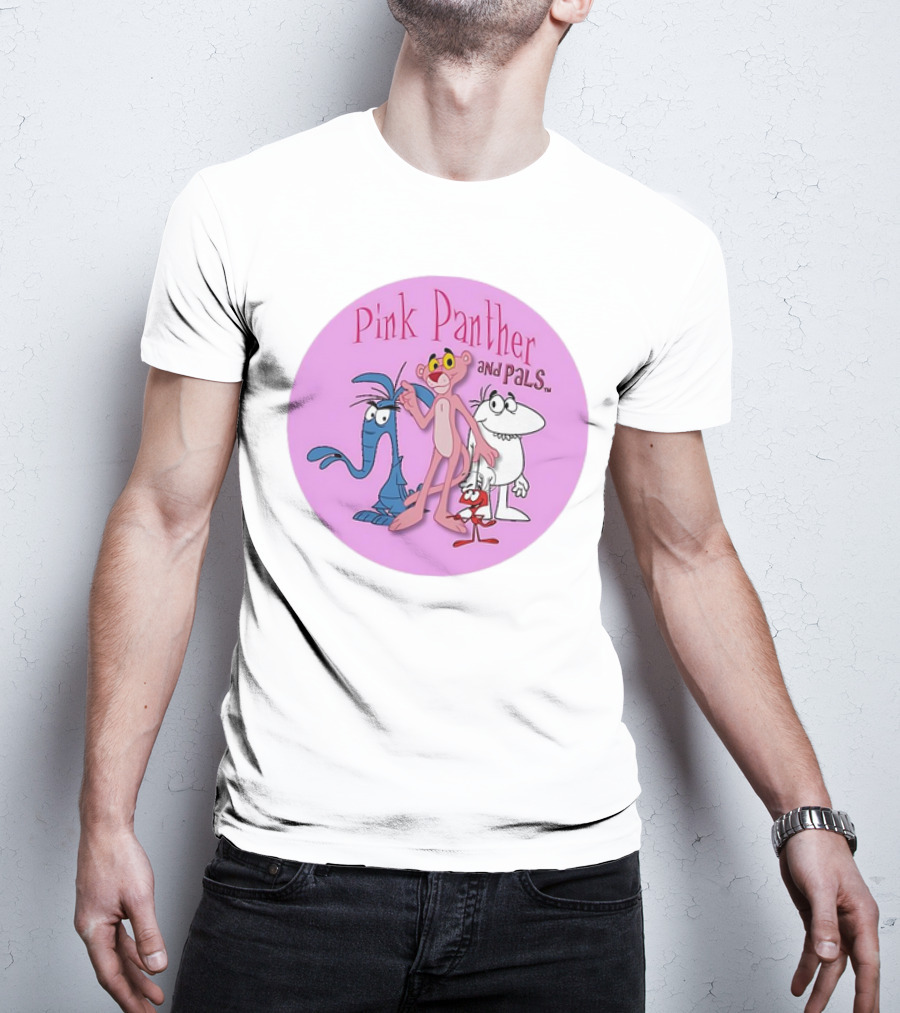 Pink Panther And Pals Circle Cartoons T-Shirt