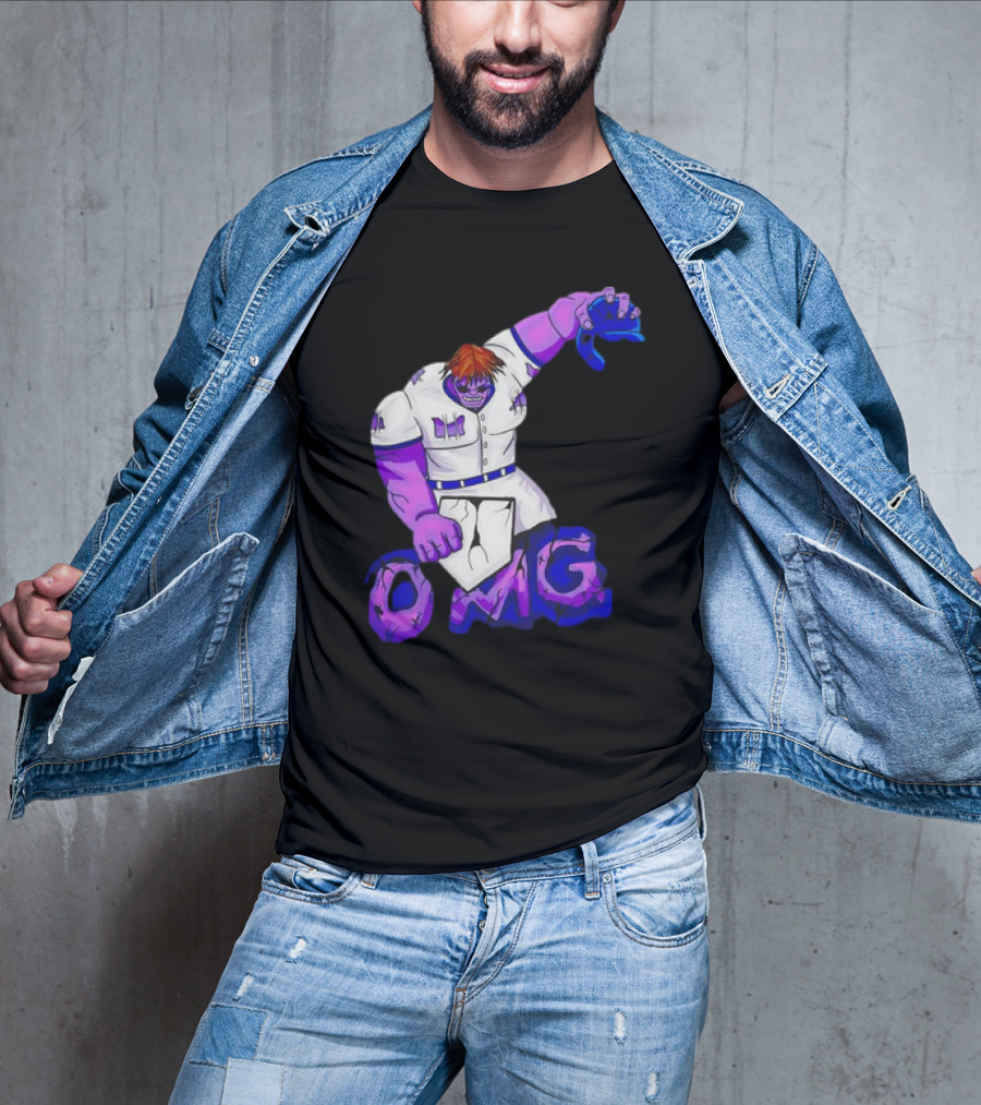 Omg New York Mets Winker Smash Postseason T-Shirt