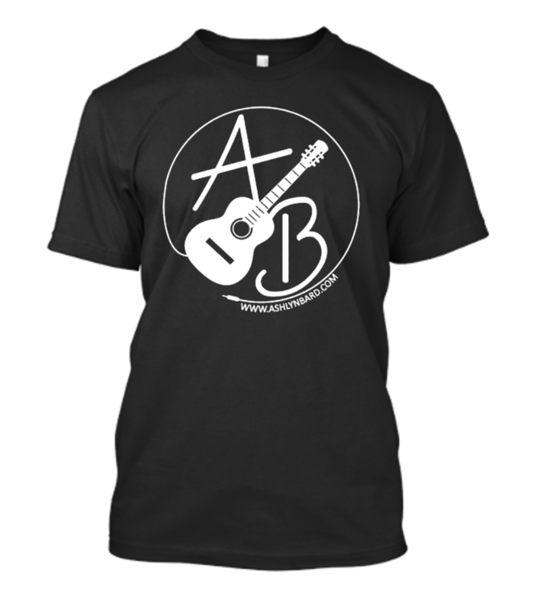 Ashlyn Bard AB Guitar Logo Www.ashlynbard.com T-Shirt