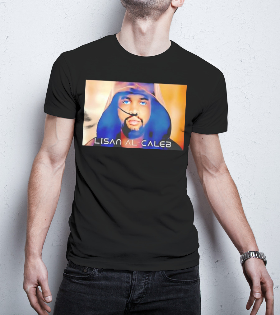 Lisan Al Caleb Blue Hooded T-Shirt