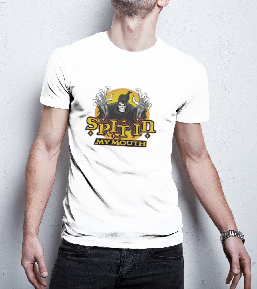 Death Spit In My Mouth Cartoon Retro T-Shirt