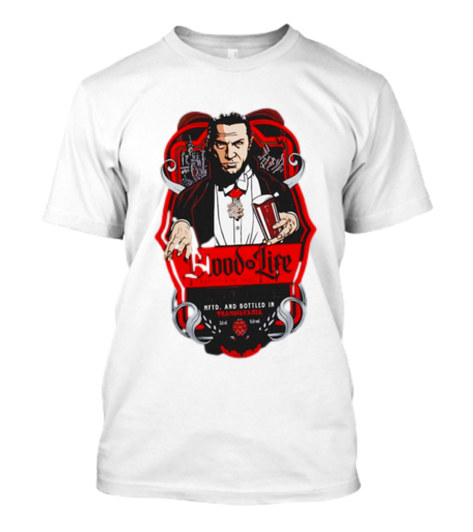 Dracula Blood Is Life Barley Wine Beer Brewed In Transylvania With Children Of The Night’s Taste T-Shirt