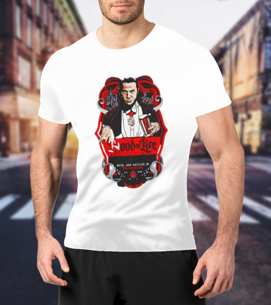 Dracula Blood Is Life Barley Wine Beer Brewed In Transylvania With Children Of The Night’s Taste T-Shirt