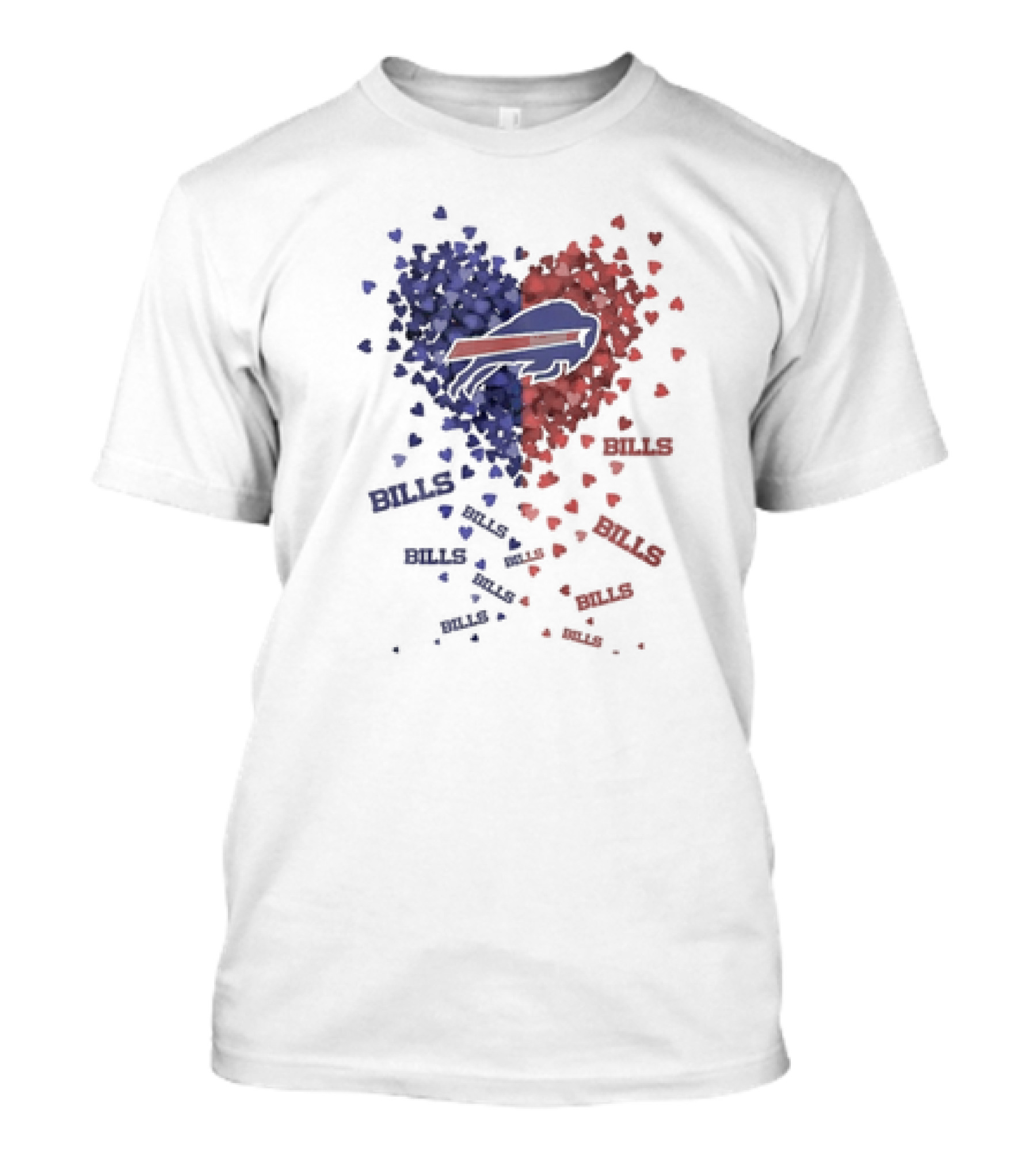 Buffalo Bills Heart Of Passion Loyalty Bills T-Shirt