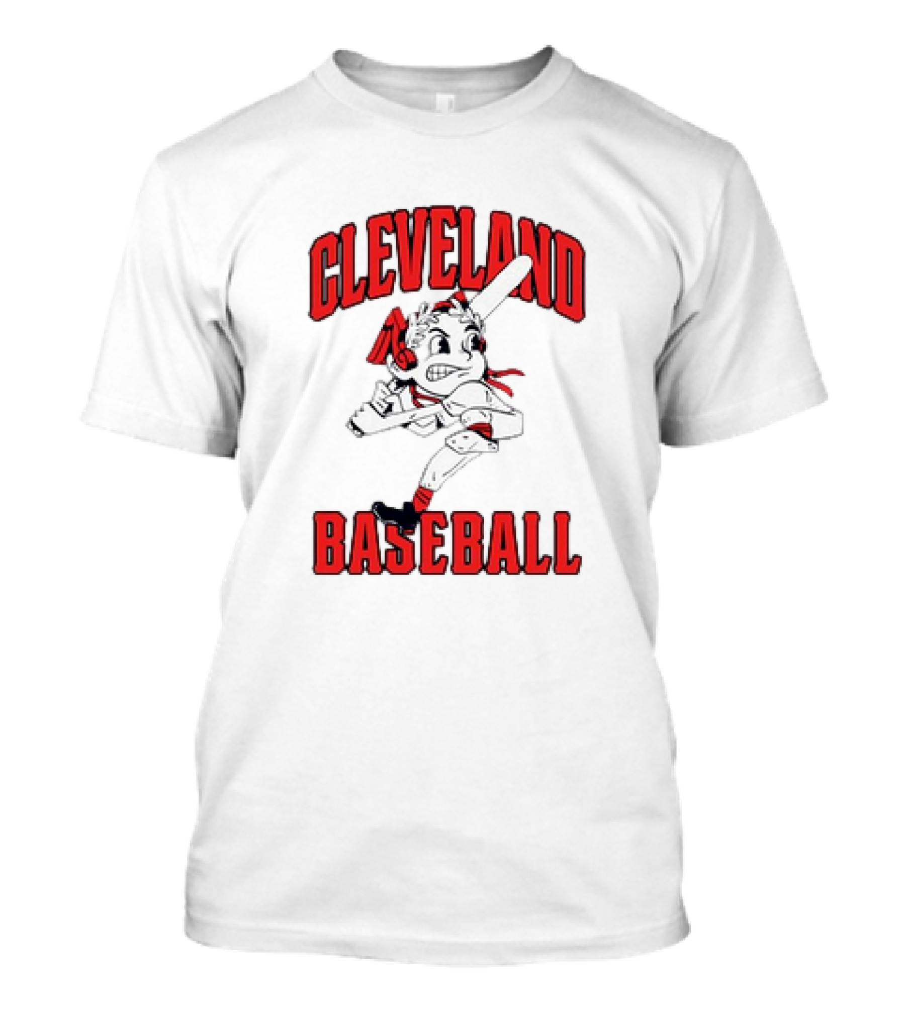 Cleveland Baseball Vintage Mascot Character T-Shirt