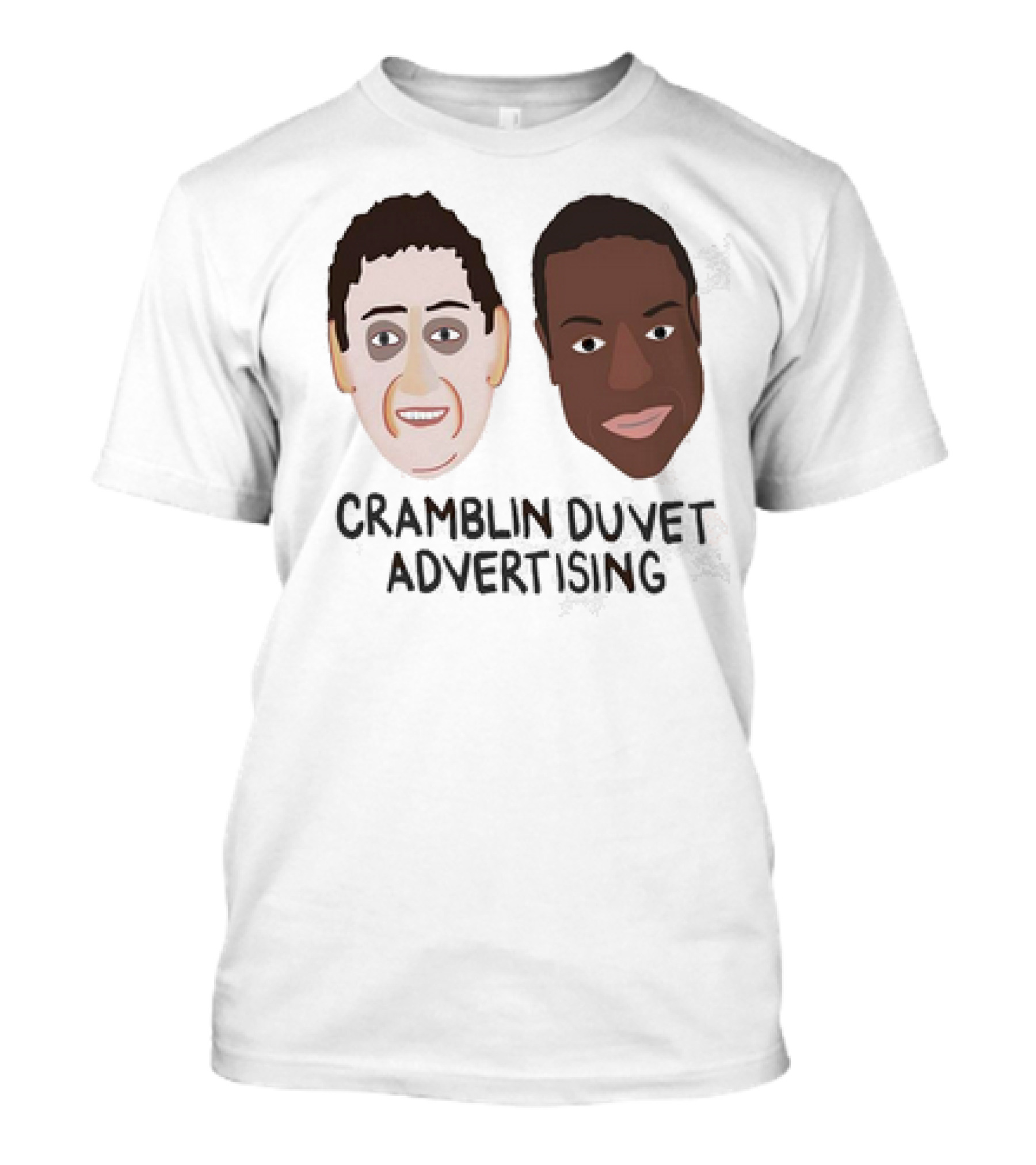 Cramblin Duvet Advertising Faces T-Shirt