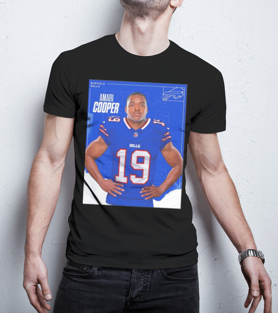 Amari Cooper Buffalo Bills NFL Football Player Card T-Shirt