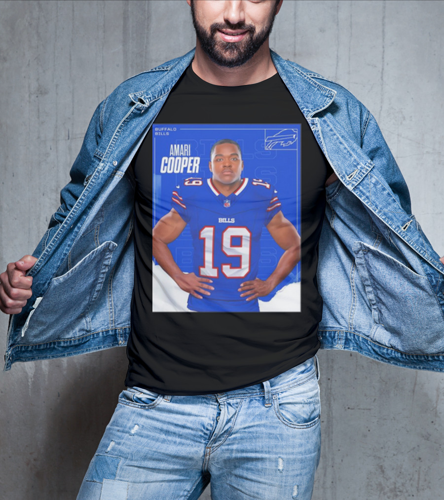 Amari Cooper Buffalo Bills NFL Football Player Card T-Shirt