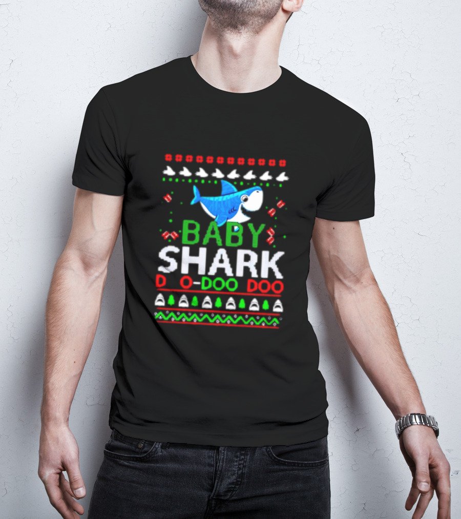 Baby Shark Doo Doo Doo Christmas Ugly T-Shirt