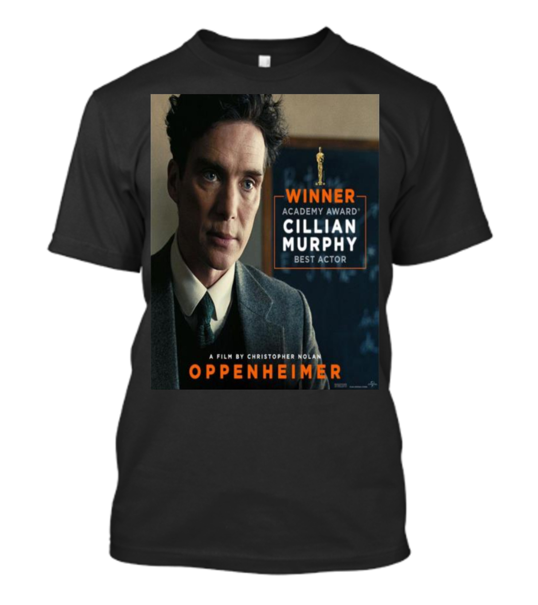 Winner Academy Award Cillian Murphy Best Actor Oppenheimer Film By Christopher Nolan T-Shirt