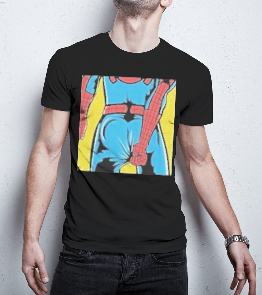 Spider-Man Suit Tightness Issue Visual Pop T-Shirt