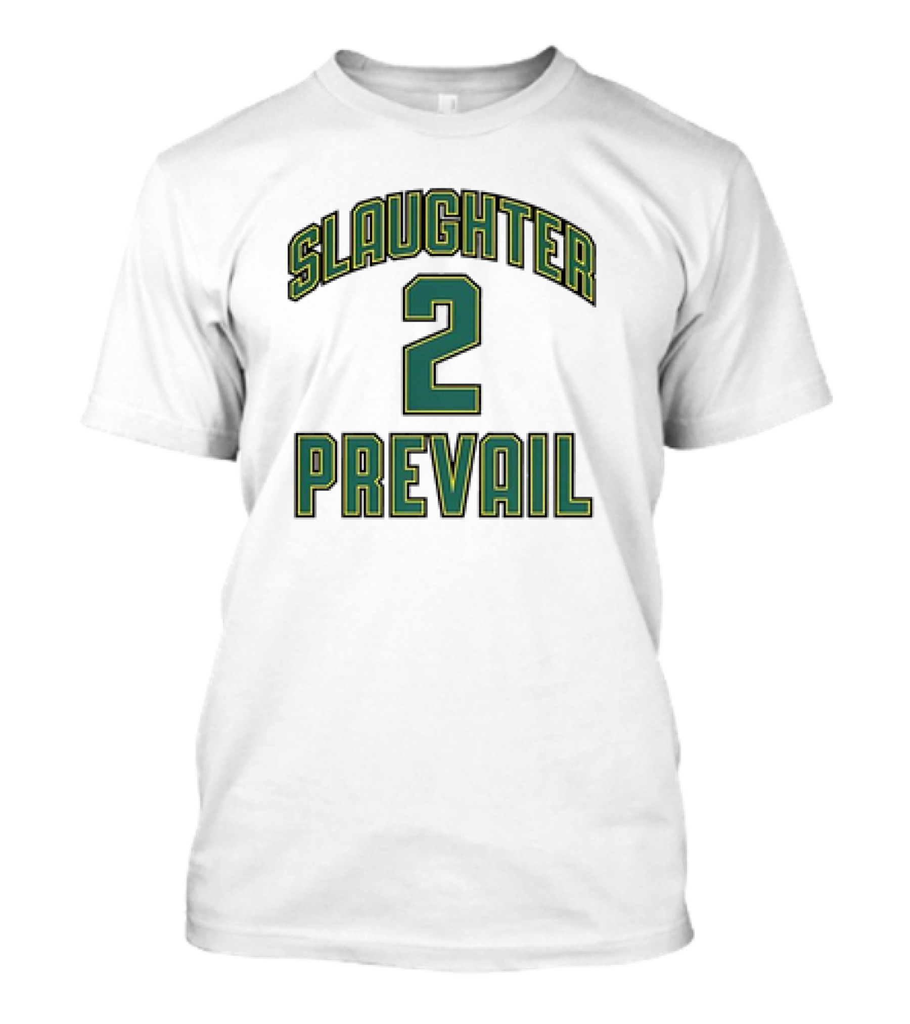 Slaughter 2 Prevail Hockey Jersey Number T-Shirt