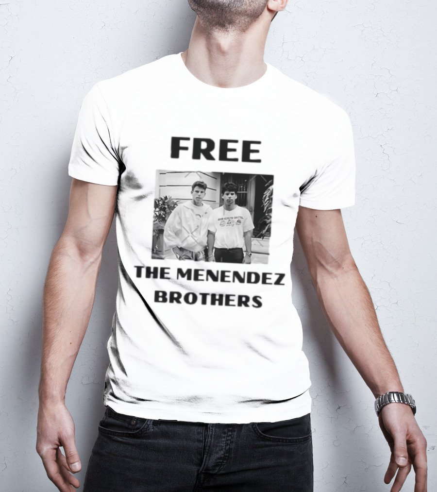 Free The Menendez Brothers Photo T-Shirt