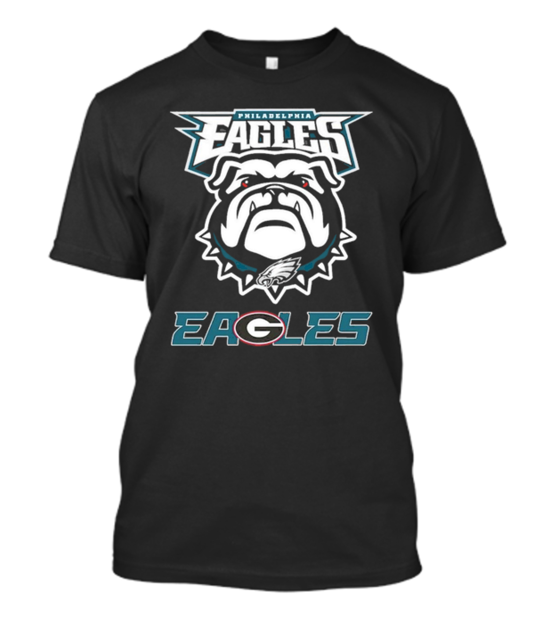 Philadelphia Eagles Dawgs Bulldogs Eagle Logo Bulldog T-Shirt