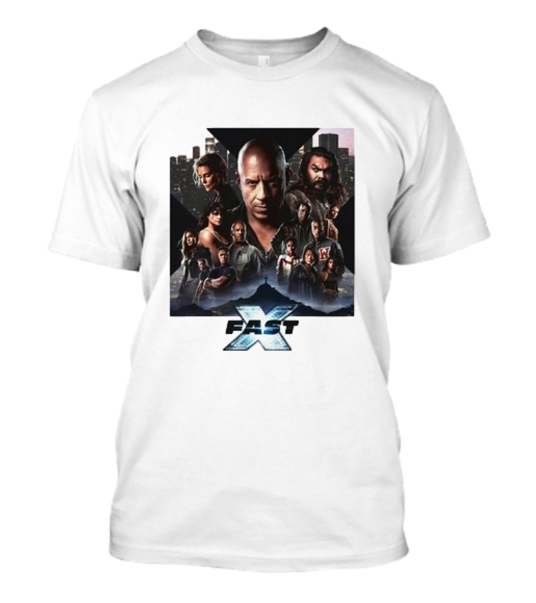 Fast X Cast Ensemble In Urban Cityscape T-Shirt