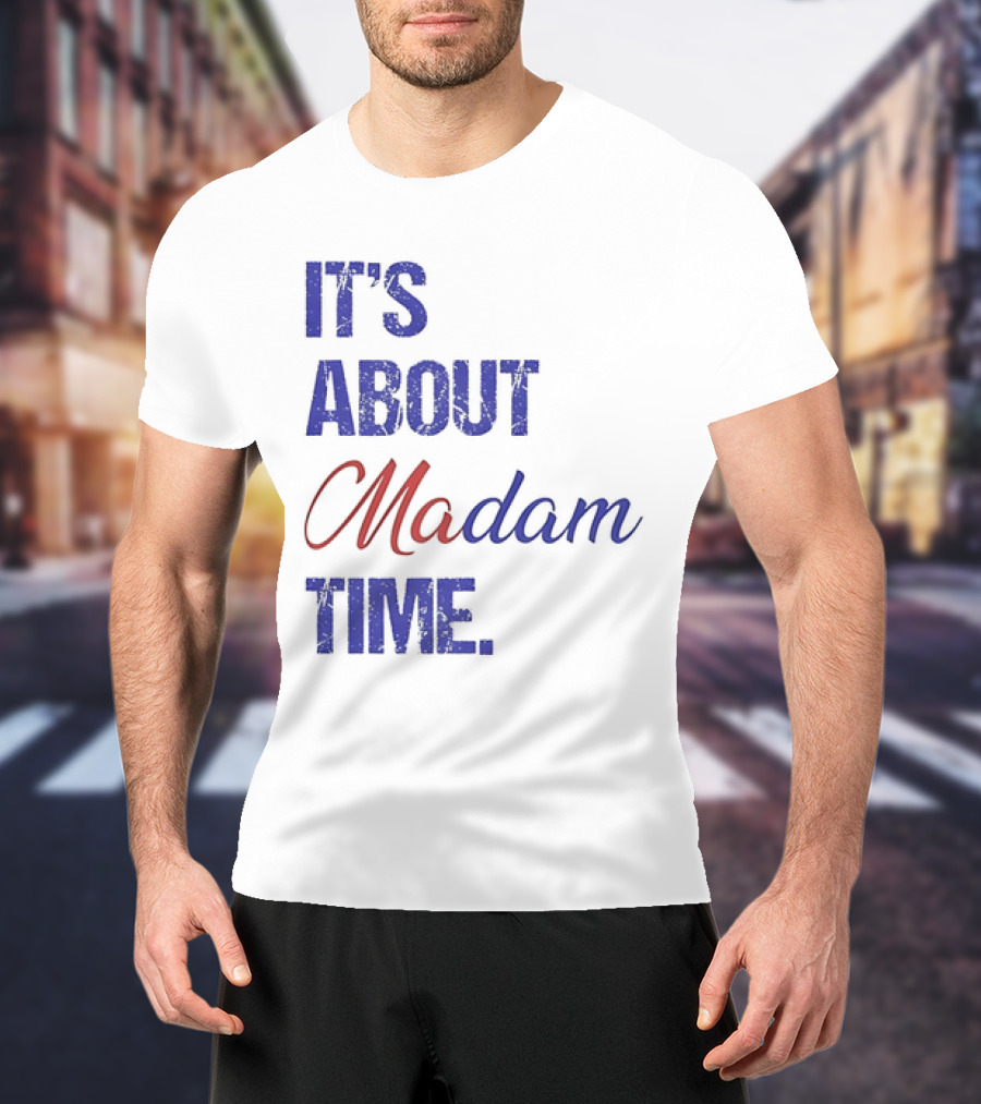 It’s About Madam Time Blue Red Vintage T-Shirt
