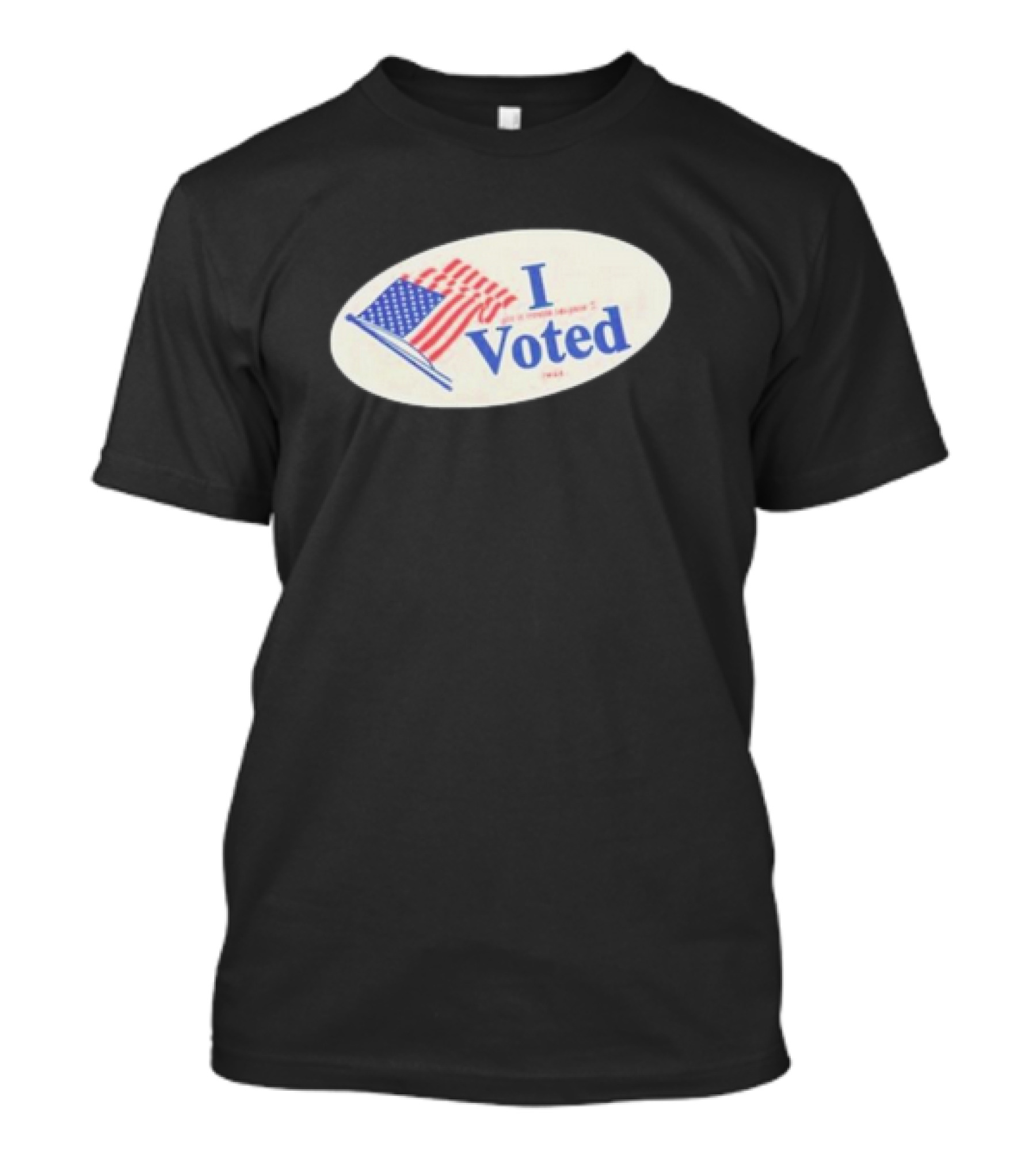 Marcus Pork I Voted Twice Trouble Sticker With American Flag T-Shirt