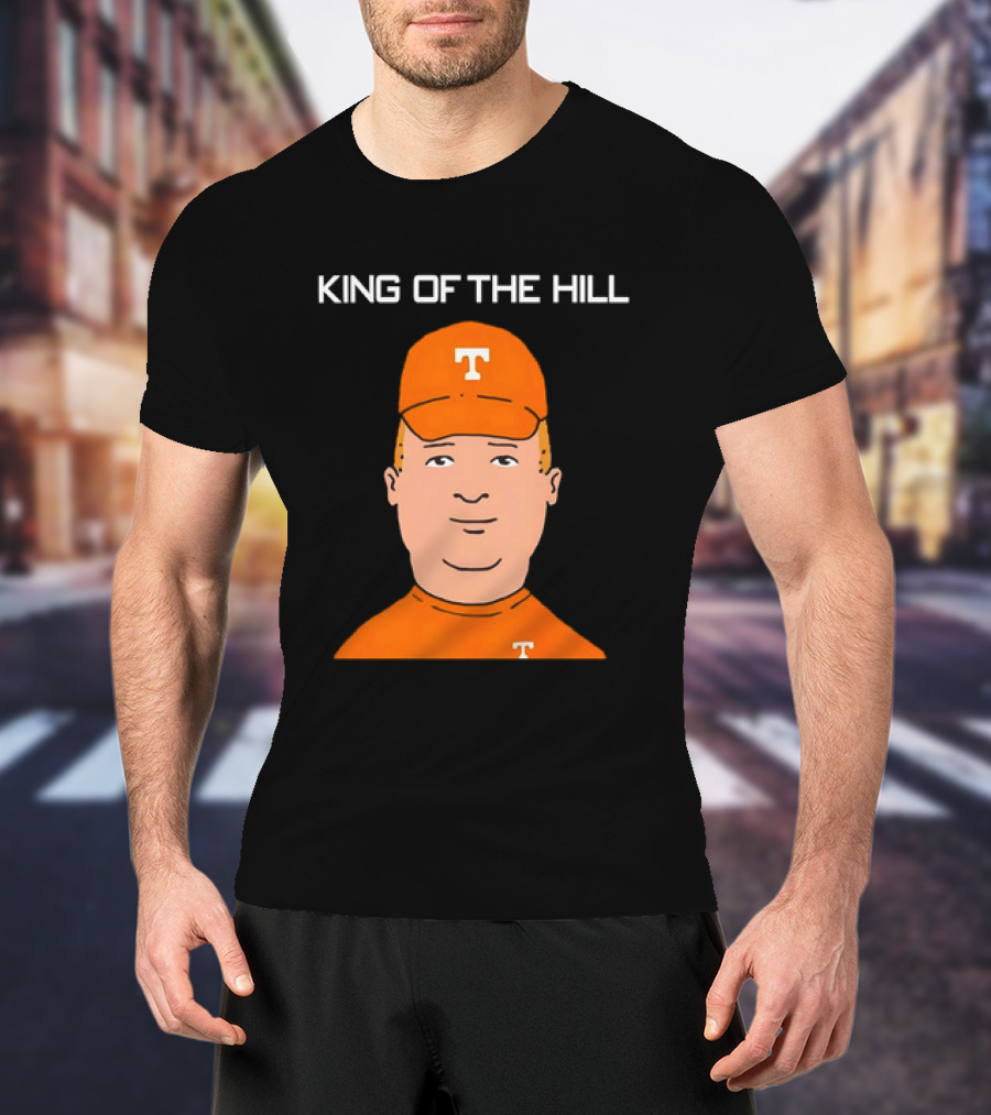 Tennessee Volunteers King Of The Hill T Logo Cartoon T-Shirt