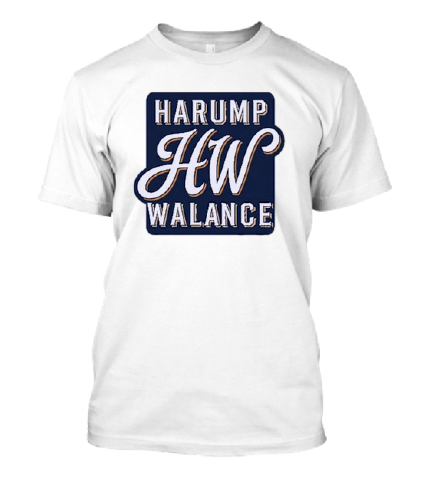 HW Harump Walance Block Font T-Shirt