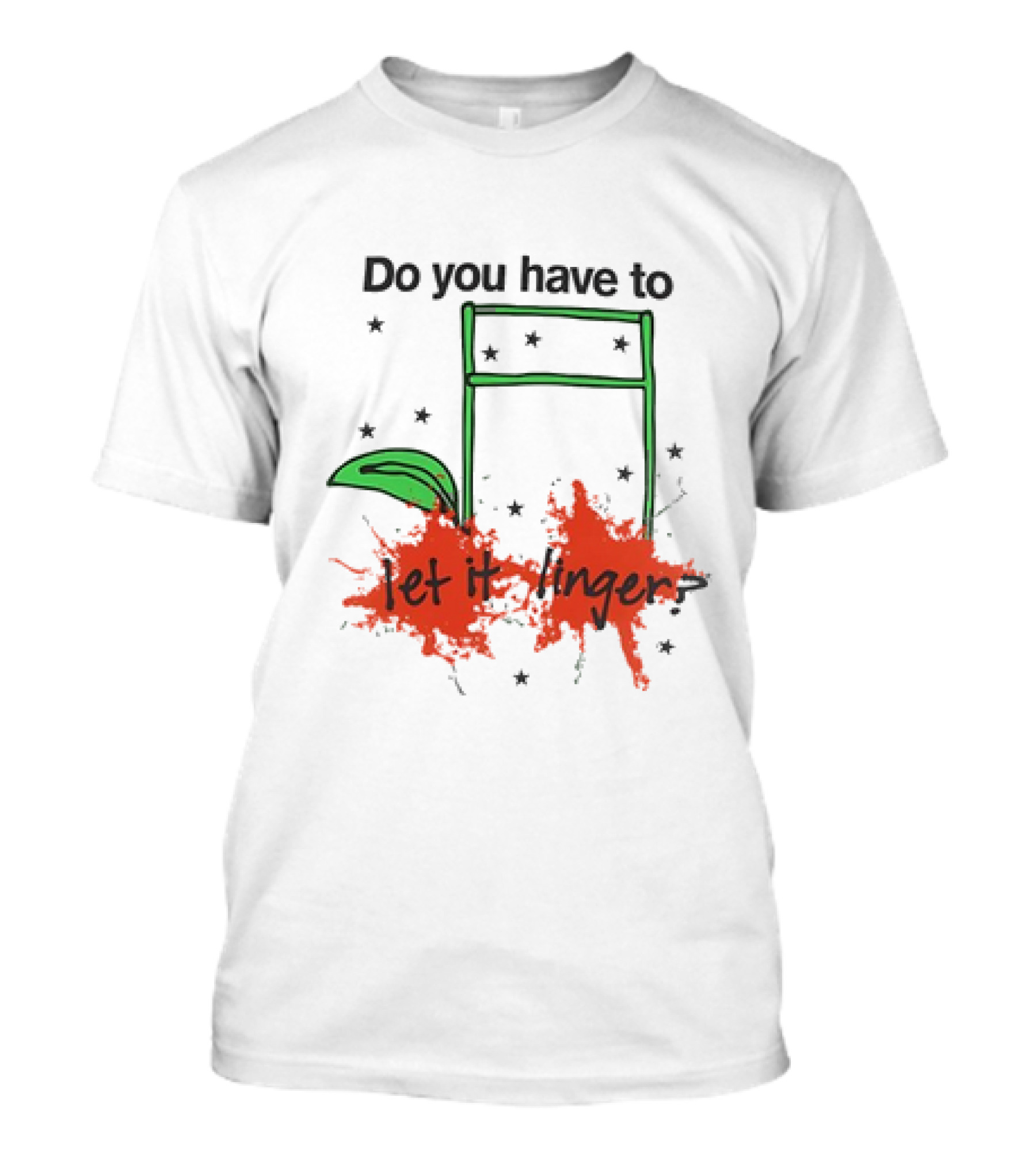 Do You Have To Let It Linger Vintge Stars And Leaves Retro T-Shirt