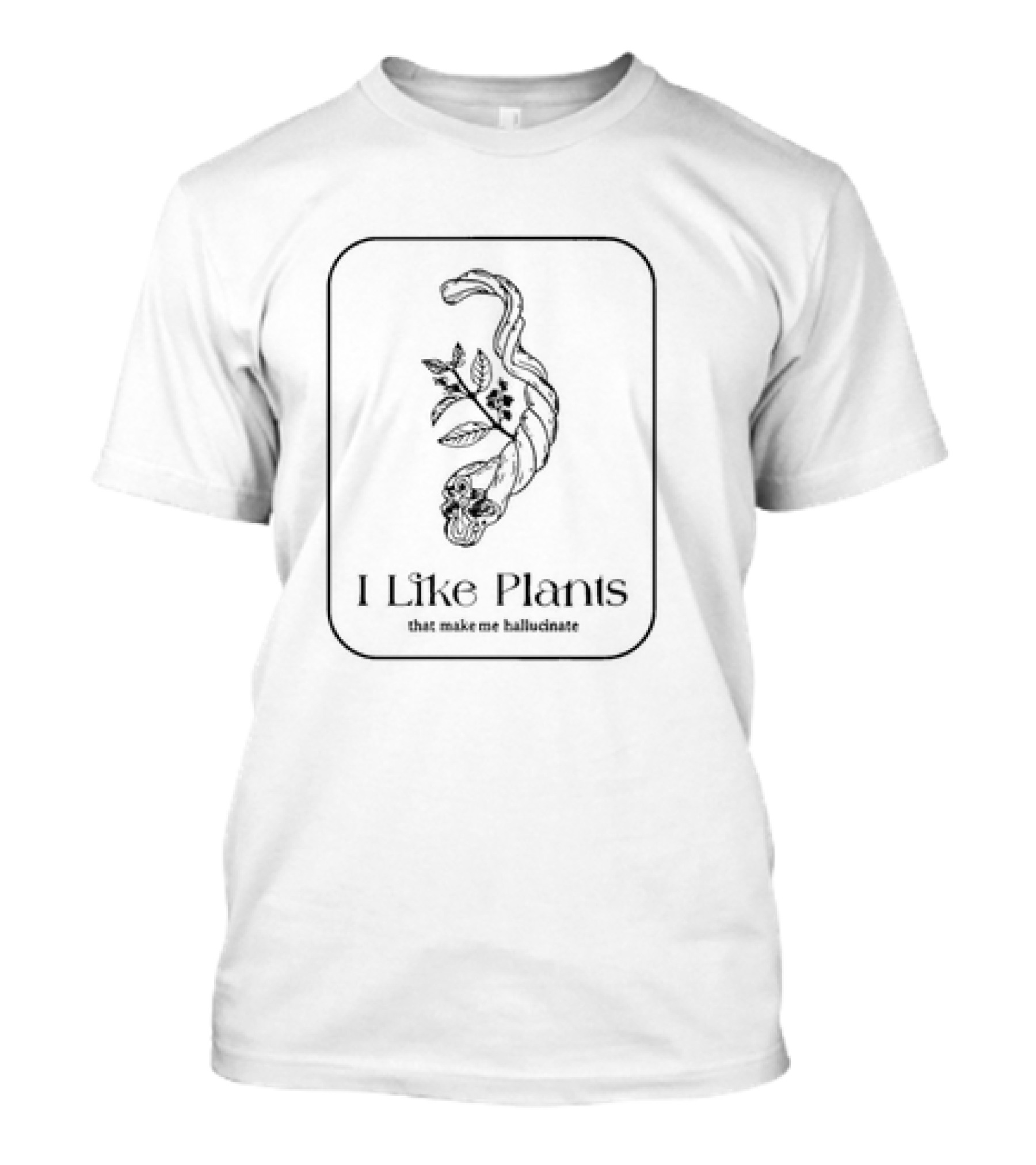 I Like Plants That Make Me Hallucinate Retro T-Shirt