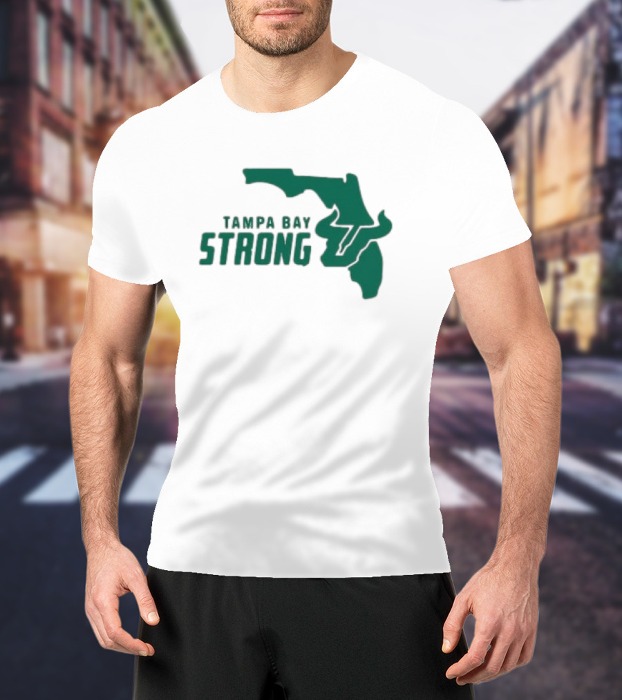 Tampa Bay Strong South Florida Bulls Hurricane Relief T-Shirt
