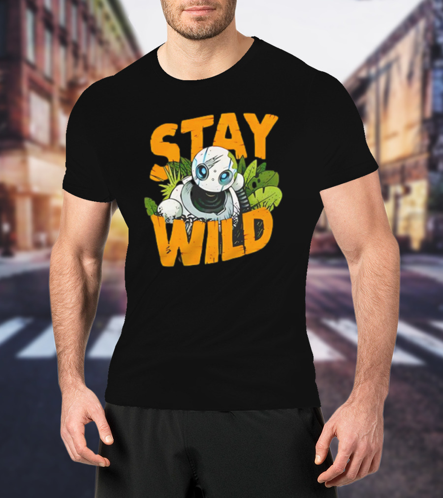 Stay Wild Roz The Wild Robot Jungle Adventure T-Shirt