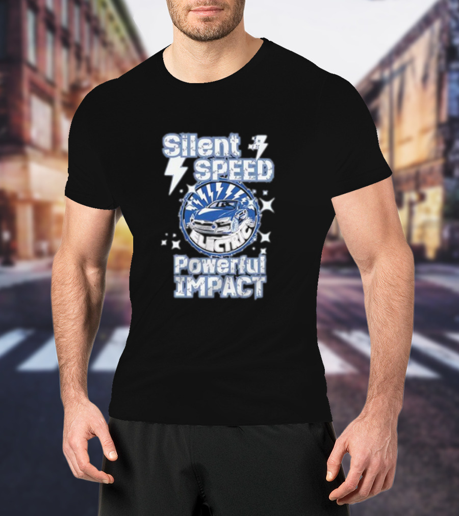 Silent Speed Electric Powerful Impact Car Driver T-Shirt
