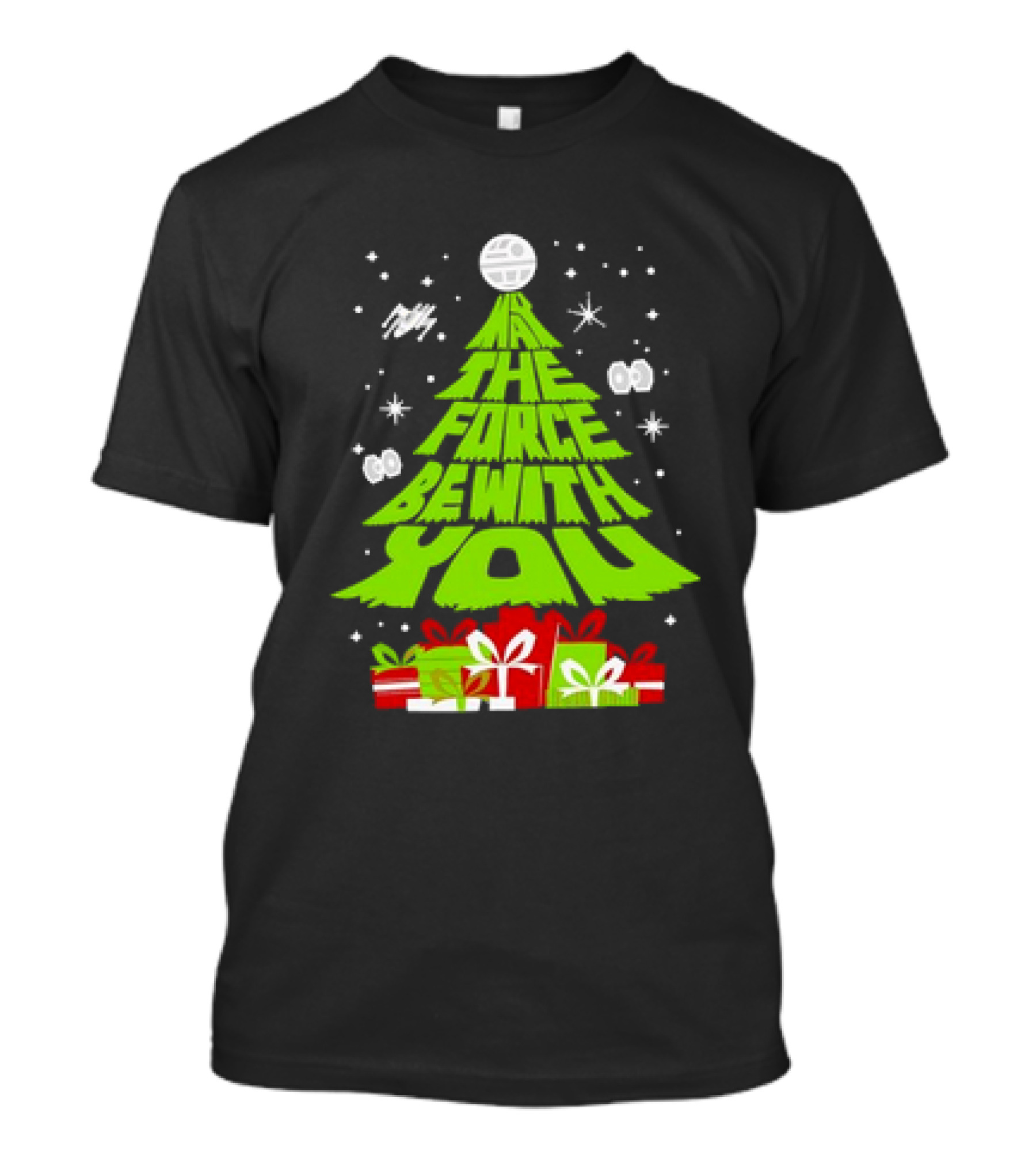 Star Wars May The Force Be With You Christmas Tree T-Shirt