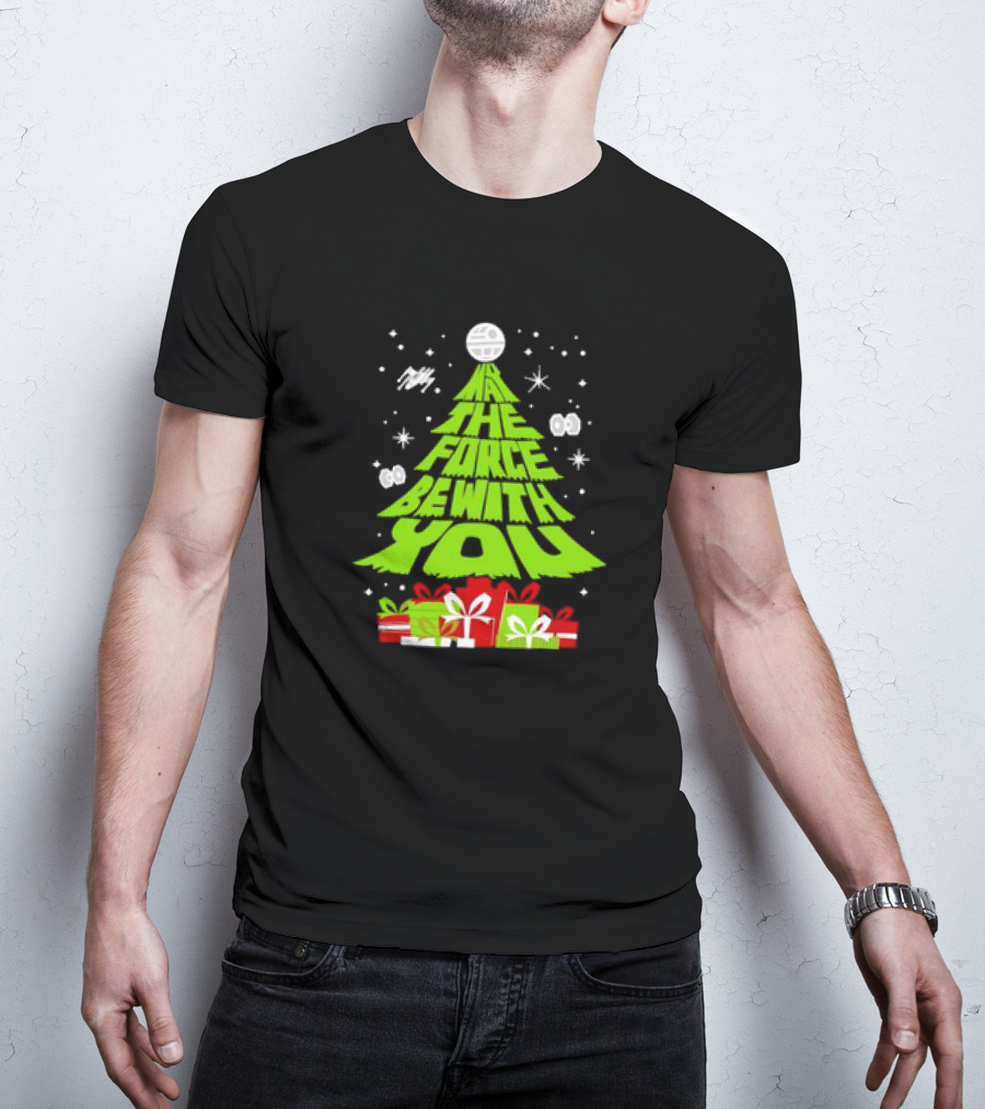 Star Wars May The Force Be With You Christmas Tree T-Shirt