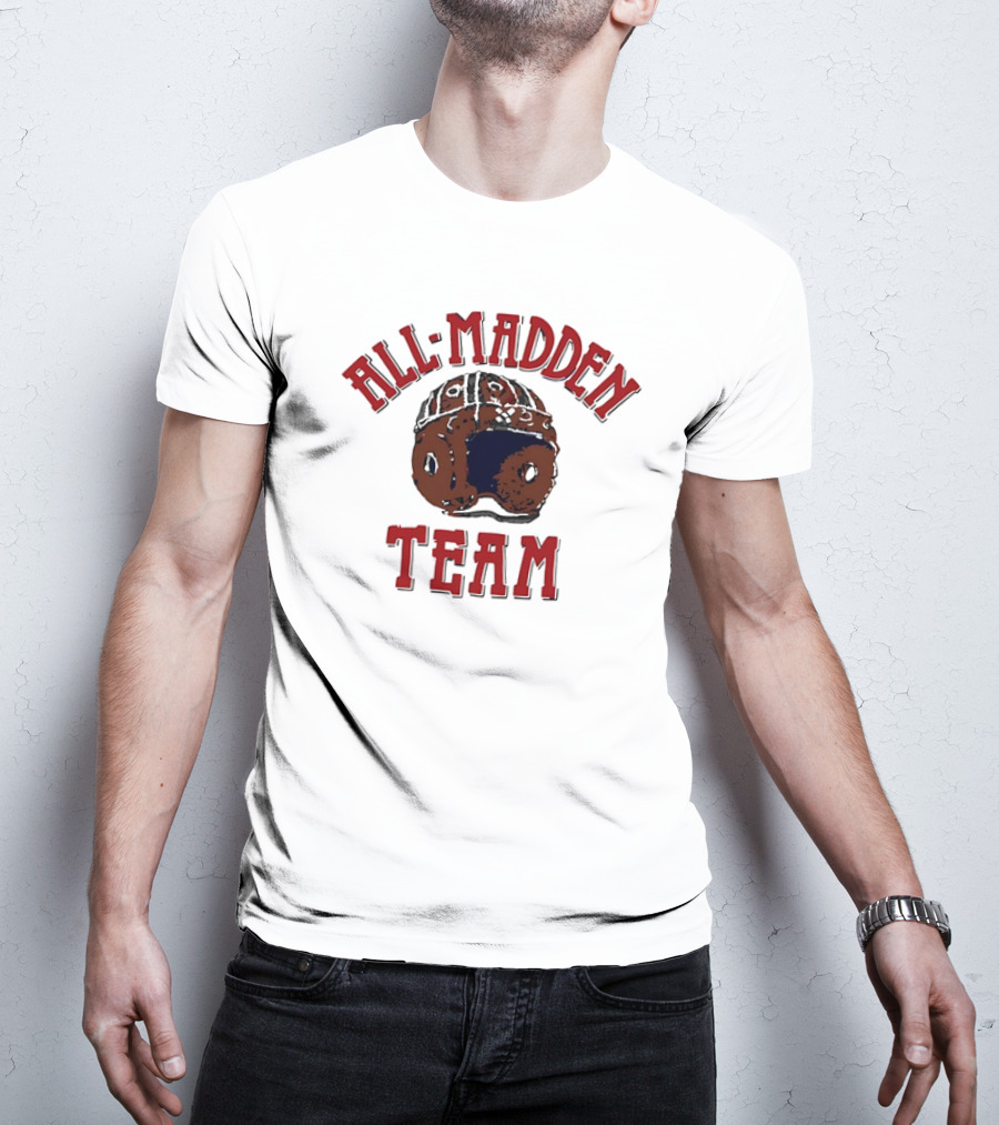 All Madden Team 1992 Vintage Football Helmet T-Shirt