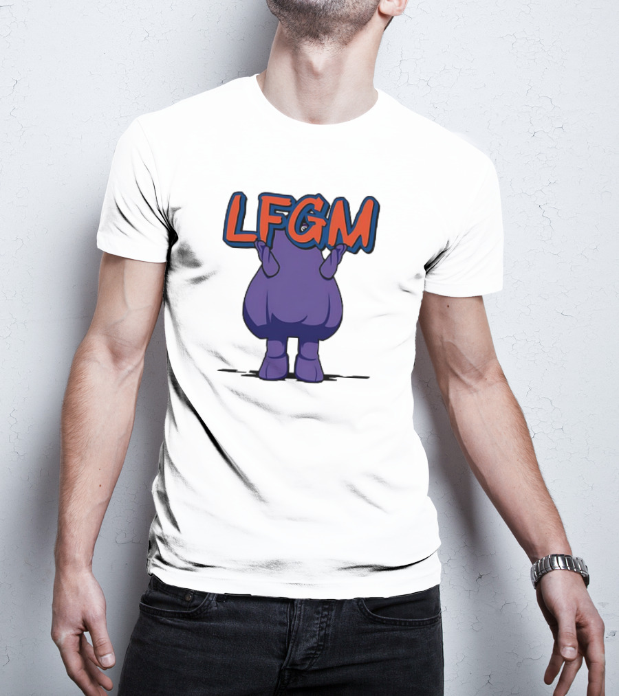 Grimace Holding LFGM Sign T-Shirt