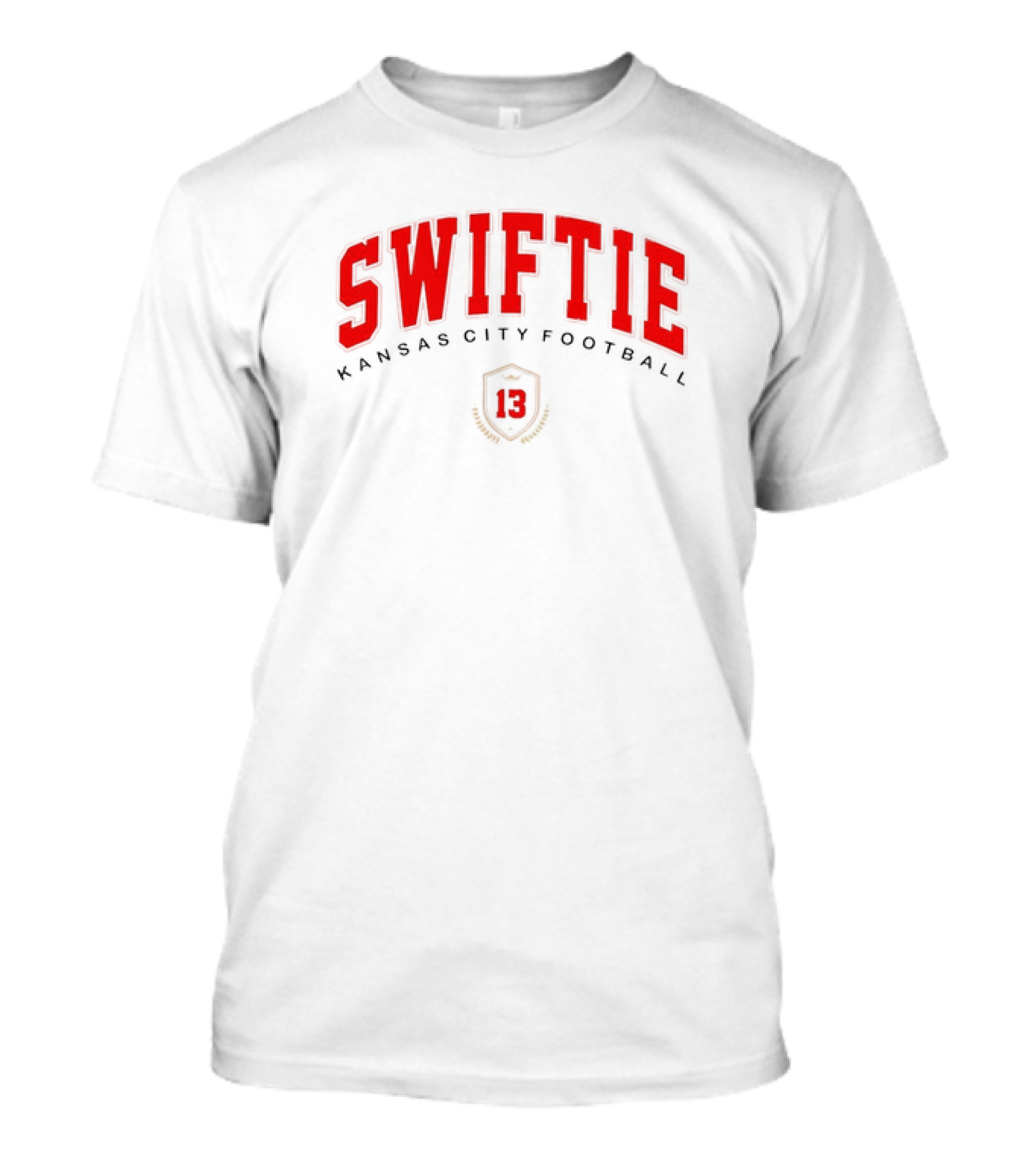 Swiftie Kansas City Football 13 Red Shield T-Shirt