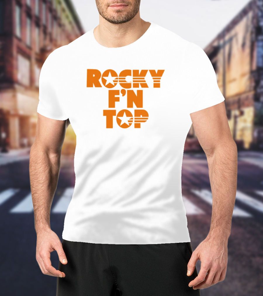 Tennessee Volunteers Basketball Rocky F’n Top Star Stripes T-Shirt