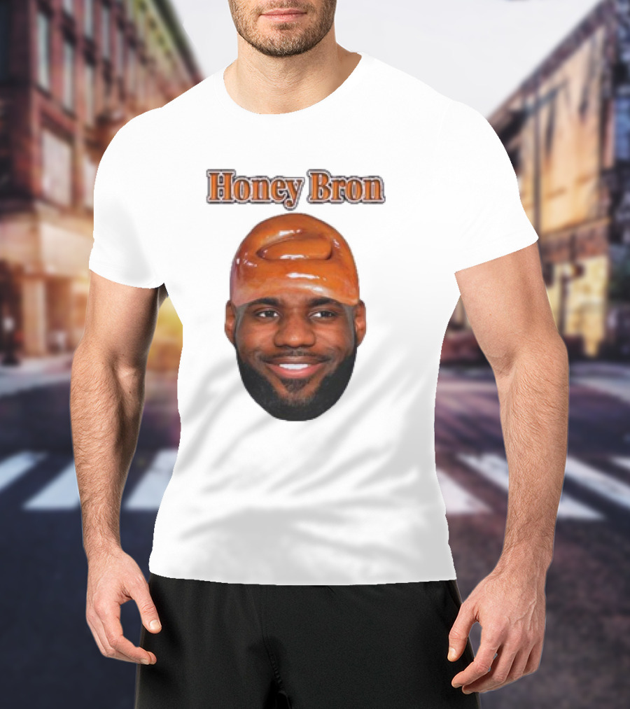 Honey Bron Lebron James Honey Brown Face T-Shirt