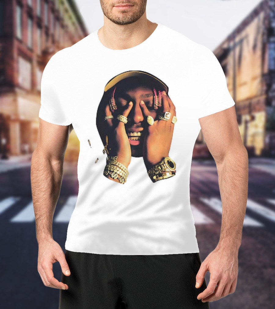 Lil Yachty Rap Hip Hop Jewelry Face Expression T-Shirt
